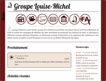 Tablet Screenshot of groupe-louise-michel.org